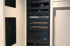 An equipment rack