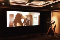 a custom home theater
