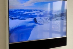 a tv wall mount with sound bar