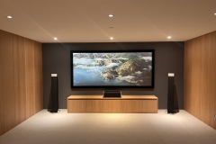 A luxury home theater